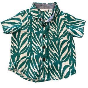 Janie and Jack Hawaiian button down shirt